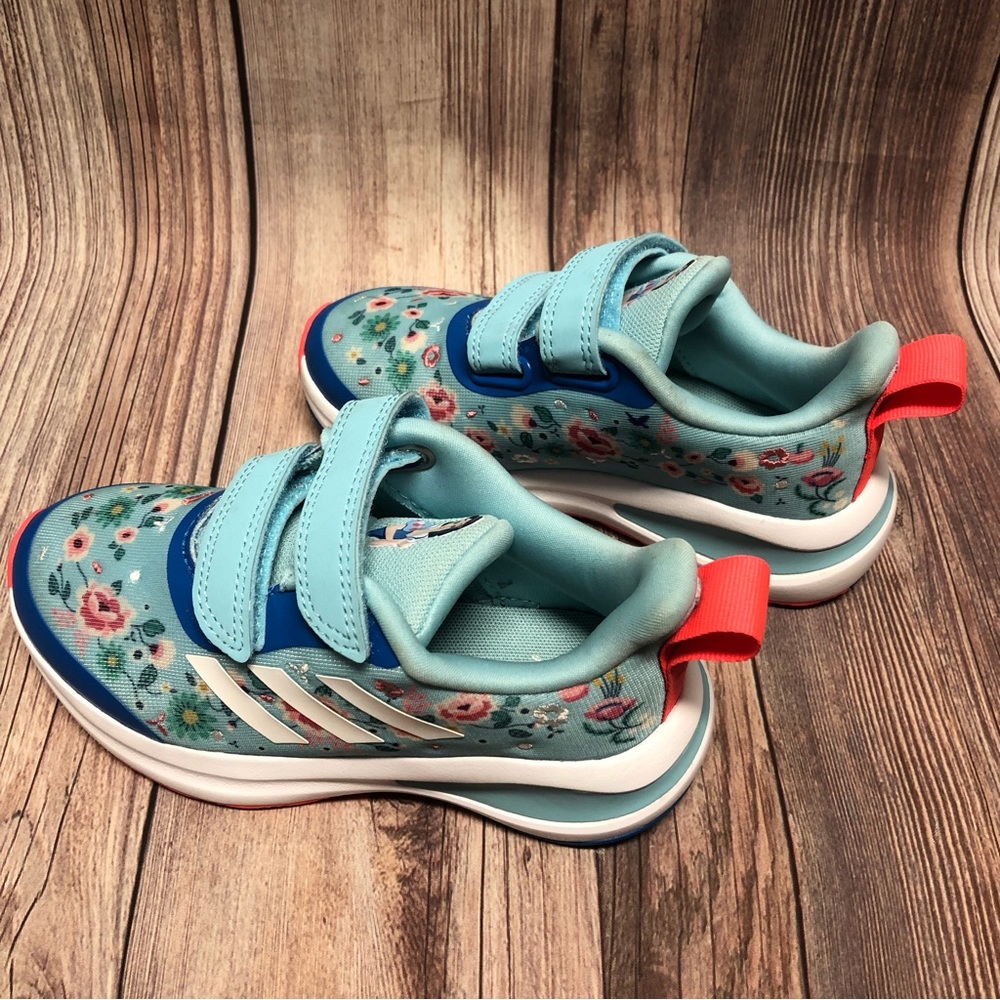 Adidas X Disney Snow White Fortarun Sneakers Size 11 Kids - Picture 3 of 9